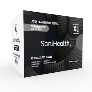 CARTON - LATEX BLACK SaniHealth NIGHTHAWK